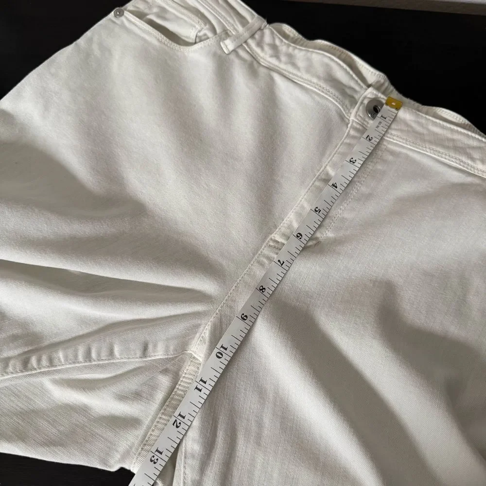 J Jill Denim Authentic Fit Slim Ankle Pants Womens Plus Sz 16 Beige Stretch
